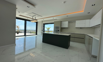 Luxury 4+1 Sea & City View Villa with Private Pool in Didim